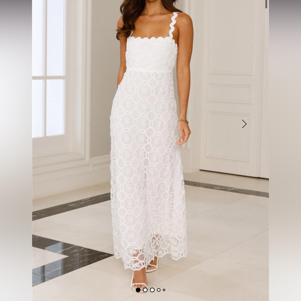 Bridal White Lace Dress